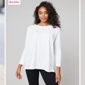 Oversized SPANX white top